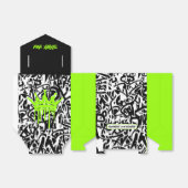 グラフィティブラックグリーンサンキューユー誕生日 フェイバーボックス (折り畳みなし)