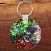 グラフィティブリック壁 キーホルダー (正面)