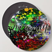 グラフィティブリック壁 缶バッジ (正面&裏面)