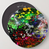 グラフィティブリック壁 缶バッジ (正面&裏面)