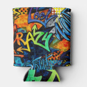 グラフィティブリック：アーバン抽象芸術 缶クーラー (裏面)