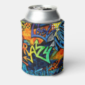 グラフィティブリック：アーバン抽象芸術 缶クーラー (缶裏面)