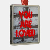 グラフィティブリック メタルオーナメント (右)