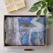 グラフィティブルーアーバングランジ通りウォール絵画ズ 薄葉紙 (ギフト)