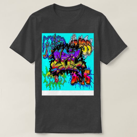 グラフィティブルーエピック Tシャツ (デザイン正面)