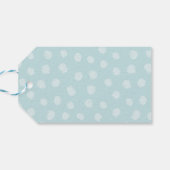 グラフィティブルーベビーシャワーお気に入りギフトラベル ギフトタグ (裏面横)