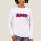 グラフィティホットピンク「FOREVER」 トライブレンドＴシャツ (正面)