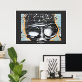 グラフィティポスタープリント ポスター (ホームオフィス)