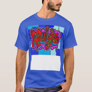 グラフィティポップ・アートの音楽 Tシャツ