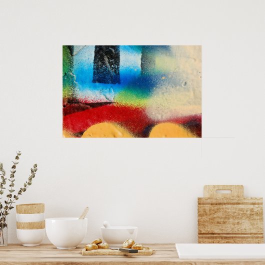 グラフィティマクロポスター ポスター (キッチン)