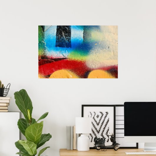 グラフィティマクロポスター ポスター (ホームオフィス)