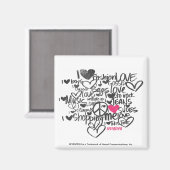 グラフィティマゼンタ マグネット (正面/裏面)