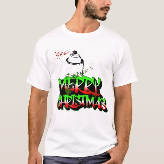 グラフィティメリークリスマス Tシャツ (正面)