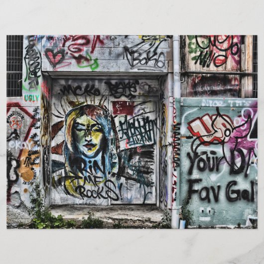 グラフィティモダンアクールーバン通りアート (正面)