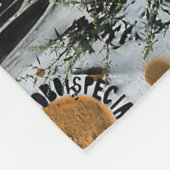 グラフィティモダンアクールーバン通りアート フリースブランケット (角)