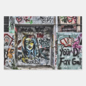グラフィティモダンアクールーバン通りアート ラッピングペーパーシート (正面3)