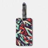 グラフィティモダン ラゲッジタグ (裏面縦)
