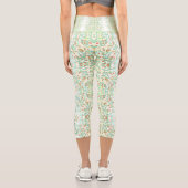 グラフィティラインブルートーンヨガパーソナライズされたC カプリレギンス (裏面)