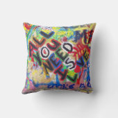 グラフィティラブピロー クッション (裏面)