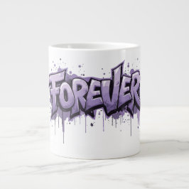グラフィティラベンダーインフィニティ「FOREVER」 ジャンボコーヒーマグカップ