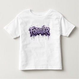 グラフィティラベンダーインフィニティ「FOREVER」 トドラーTシャツ