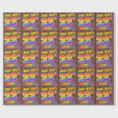 グラフィティレインボールック23rd誕生日!&名前をカスタムする ラッピングペーパー (フラット)