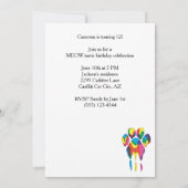 グラフィティレジェンド通りキャット12誕生日 招待状 (裏面)