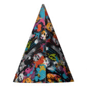 グラフィティレジェンド通り猫ハッピーバースデー名 パーティーハット (裏面)