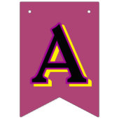 グラフィティレジェンド通り猫ハッピーバースデー バンティングフラッグ (第3の旗)