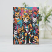 グラフィティレジェンド通り猫誕生日 サンキューカード (スタンド正面)