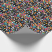 グラフィティレジェンド通り猫誕生日 ラッピングペーパー (角)