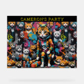 グラフィティレジェンド通りCat Add Nameウェルカムパーティー アクリルサイン (正面)
