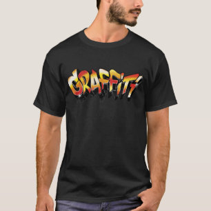 グラフィティワイルドスタイル通りアートレター Tシャツ