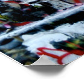 グラフィティワンウェイ通り ポスター (角)