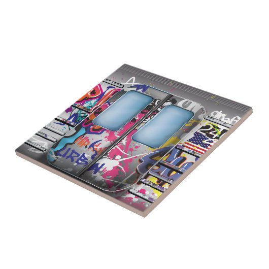 グラフィティ地下鉄 タイル (側面)