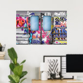 グラフィティ地下鉄 ポスター (ホームオフィス)