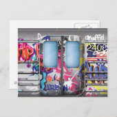 グラフィティ地下鉄 ポストカード (正面/裏面)