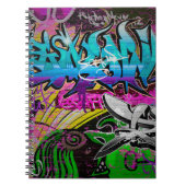 グラフィティ壁アーバンアートグラフィティ，アート，壁，グラフィティ，g ノートブック (正面)