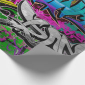 グラフィティ壁アーバンアートグラフィティ，アート，壁，グラフィティ，g ラッピングペーパー (角)