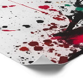 グラフィティ子供登山書籍 – 都市の抗議 ポスター (角)