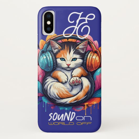 グラフィティ子猫ヴィーブケース – Calico Case-Mate iPhoneケース (裏面)
