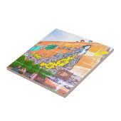 グラフィティ建物建築スケッチ タイル (側面)