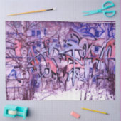 グラフィティ抽象芸術アーバン17デクページティッシュペーパー 薄葉紙 (クラフト)