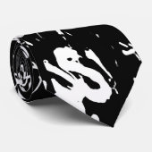 グラフィティ抽象芸術コラージュプリントパターン ネクタイ (ロール)
