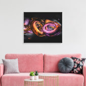 グラフィティ抽象芸術 キャンバスプリント (インサイチュ (リビング))