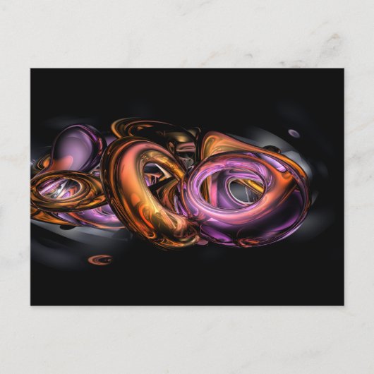 グラフィティ抽象芸術 ポストカード (正面)