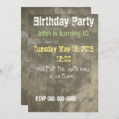 グラフィティ招待状 招待状 (正面/裏面)