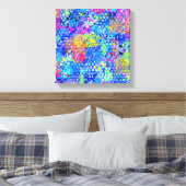 グラフィティ海 キャンバスプリント (インサイチュ (寝室))