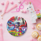 グラフィティ熱狂する ペーパープレート (パーティー)