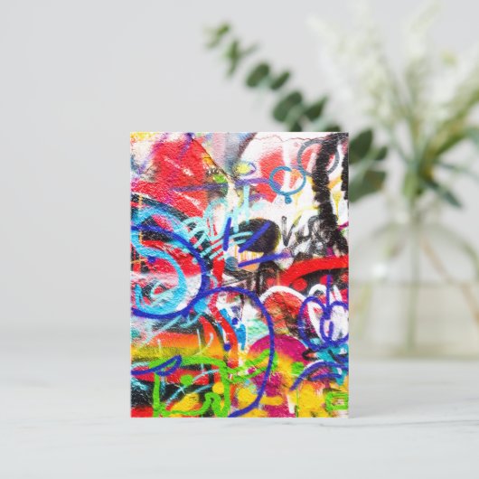 グラフィティ熱狂する ポストカード (スタンド正面)